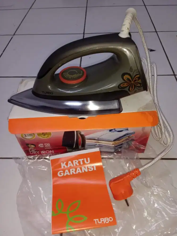 Setrika Turbo Dry Iron (Baru) 350W