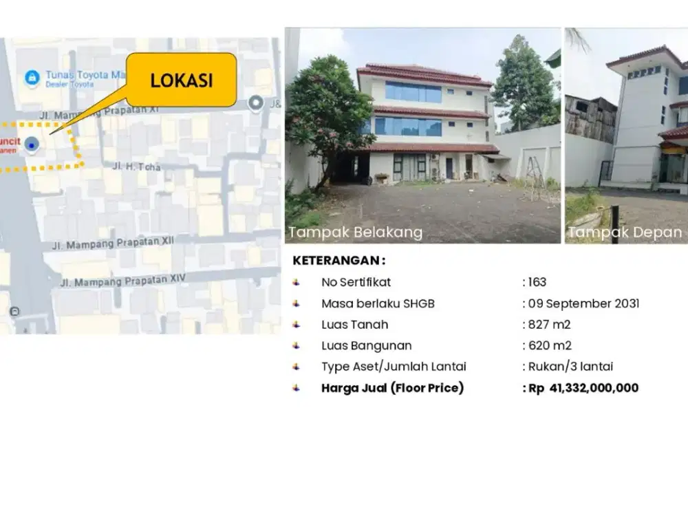 Gedung Kantor di Warung Buncit Jakarta Selatan