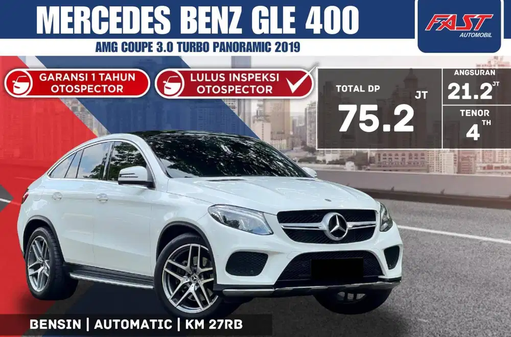 MERCEDES BENZ GLE 400 AMG COUPE 2019 PANORAMIC LOW KM.27RB PJK PJG#F7S