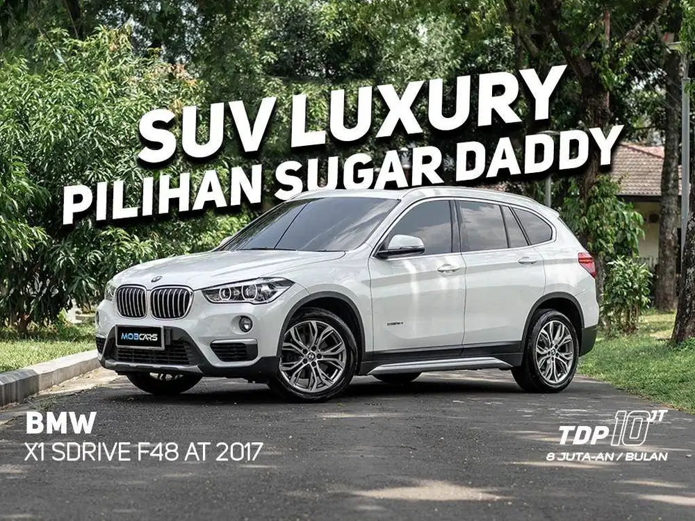 BMW X1 SDRIVE F48 MATIC 2017 PUTIH MOBCARS FREE SMART TV