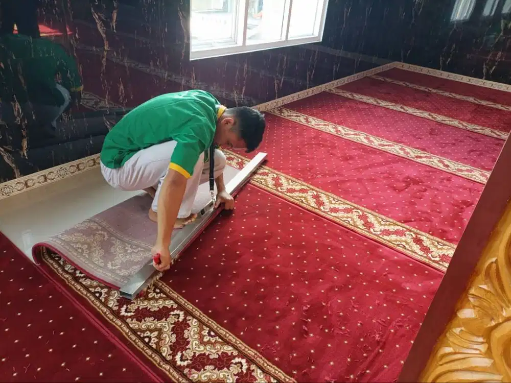Karpet Masjid Murah Meteran Tebal Bisa COD Pati, Rembang, Jepara
