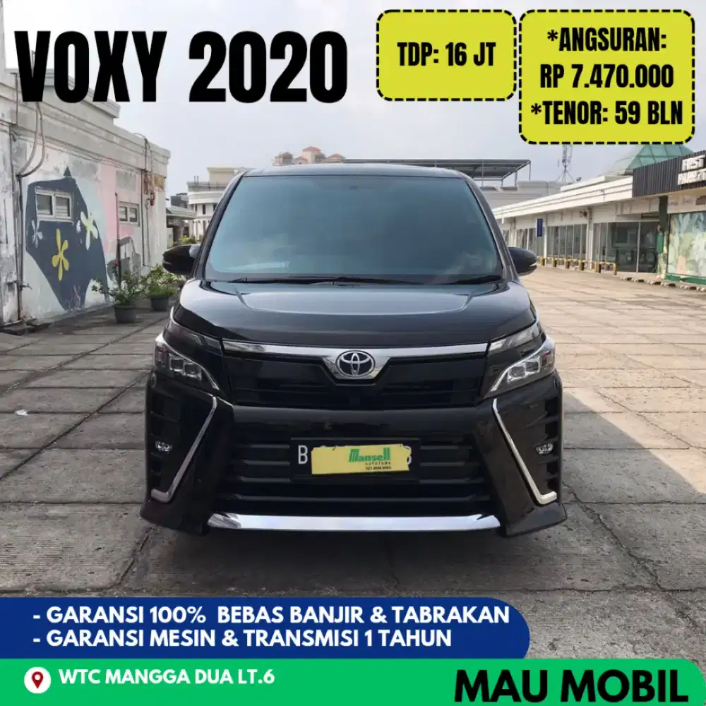 Voxy 2018/2019/2020/2021 Hitam, KM 70rb