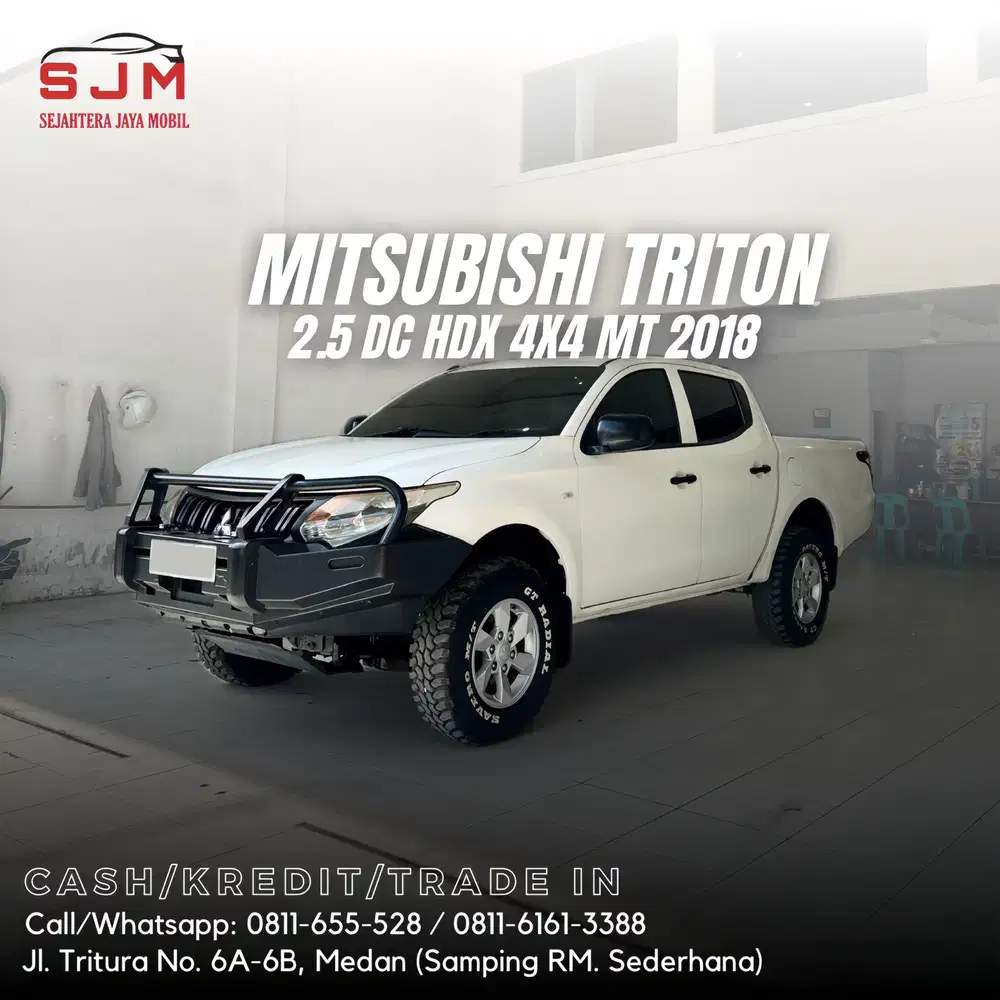 MITSUBISHI TRITON 2.5 HDX DC 4X4 MT 2018