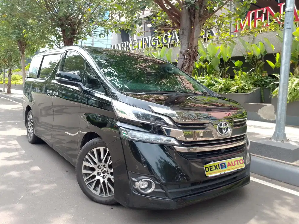 (KM20000)TOYOTA VELLFIRE G ATPM 2016 NIK 2015 KM RENDAH KAYA BARU!!
