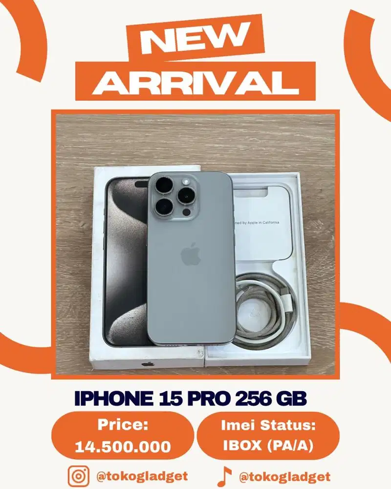 iPhone 15 Pro 256 Gb ex IBOX