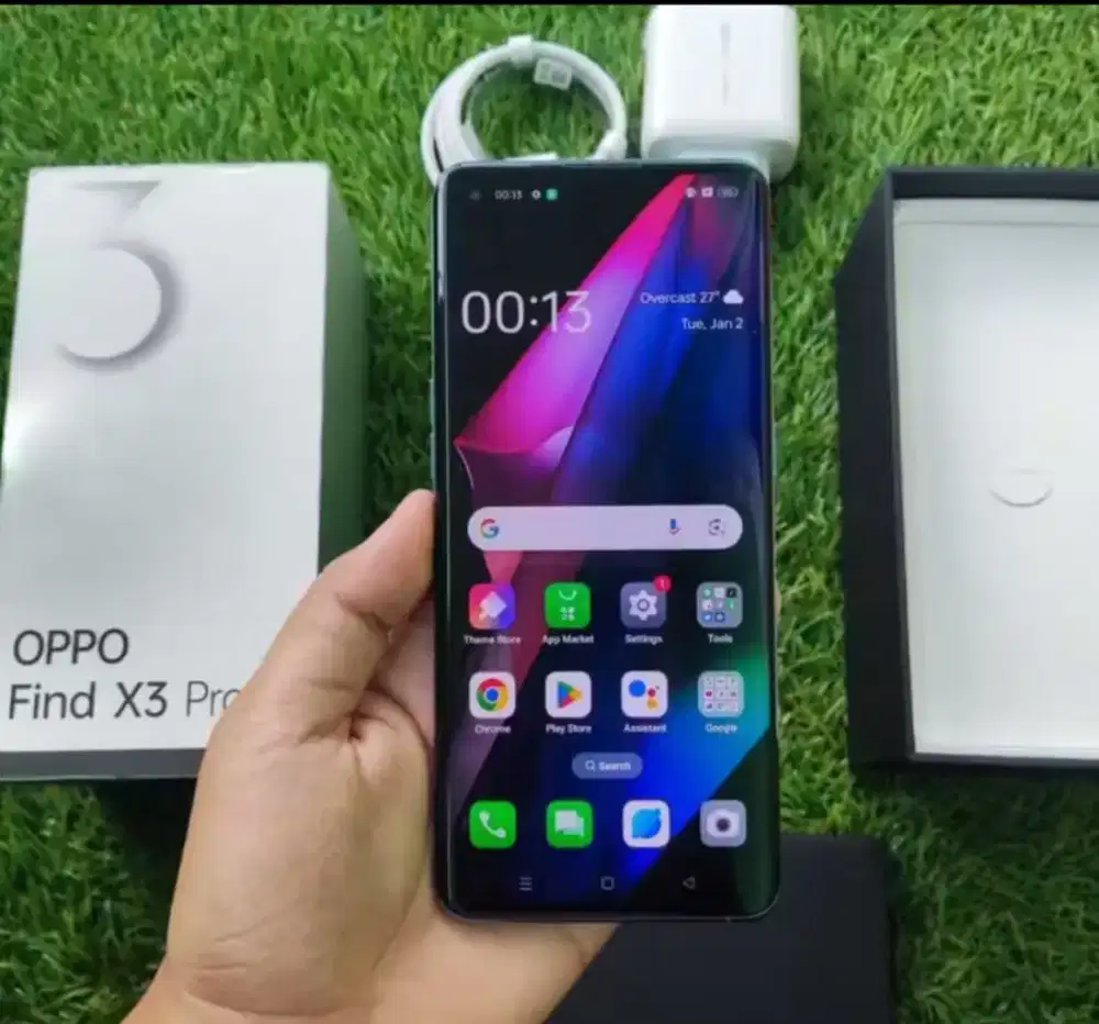 Murah hp Samsung Oppo Find X3 pro 5G 12/256 lkp, bs TT