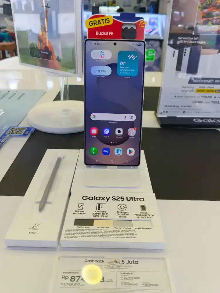 Promo Cicilan Samsung S25 Ultra Pakai Home Credit!!
