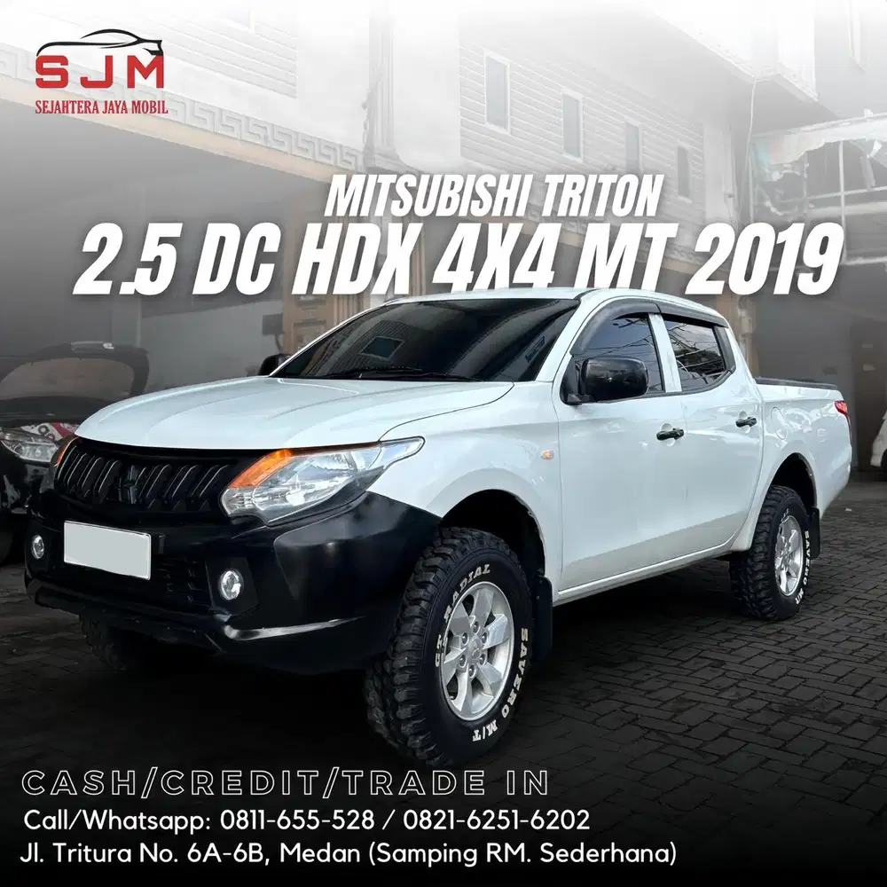 MITSUBISHI TRITON 2.5 DC HDX 4X4 MT 2019