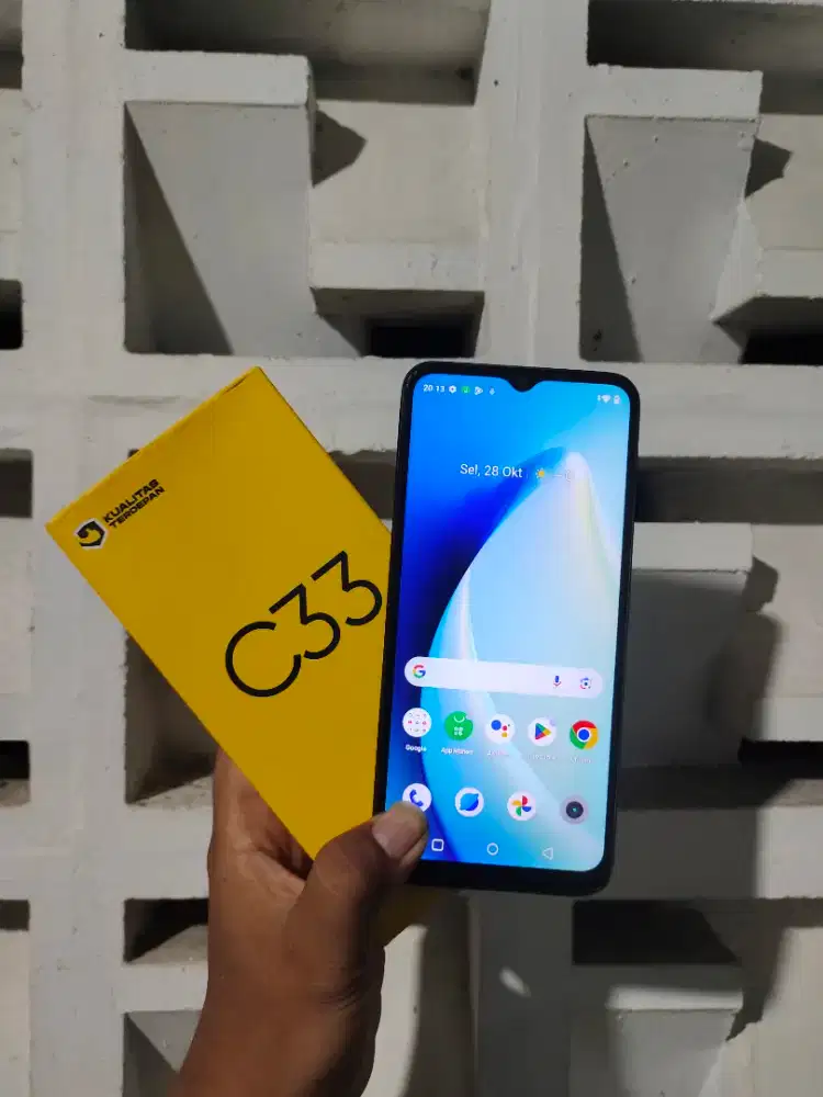 Realme c33 4/64gb bekas pakai