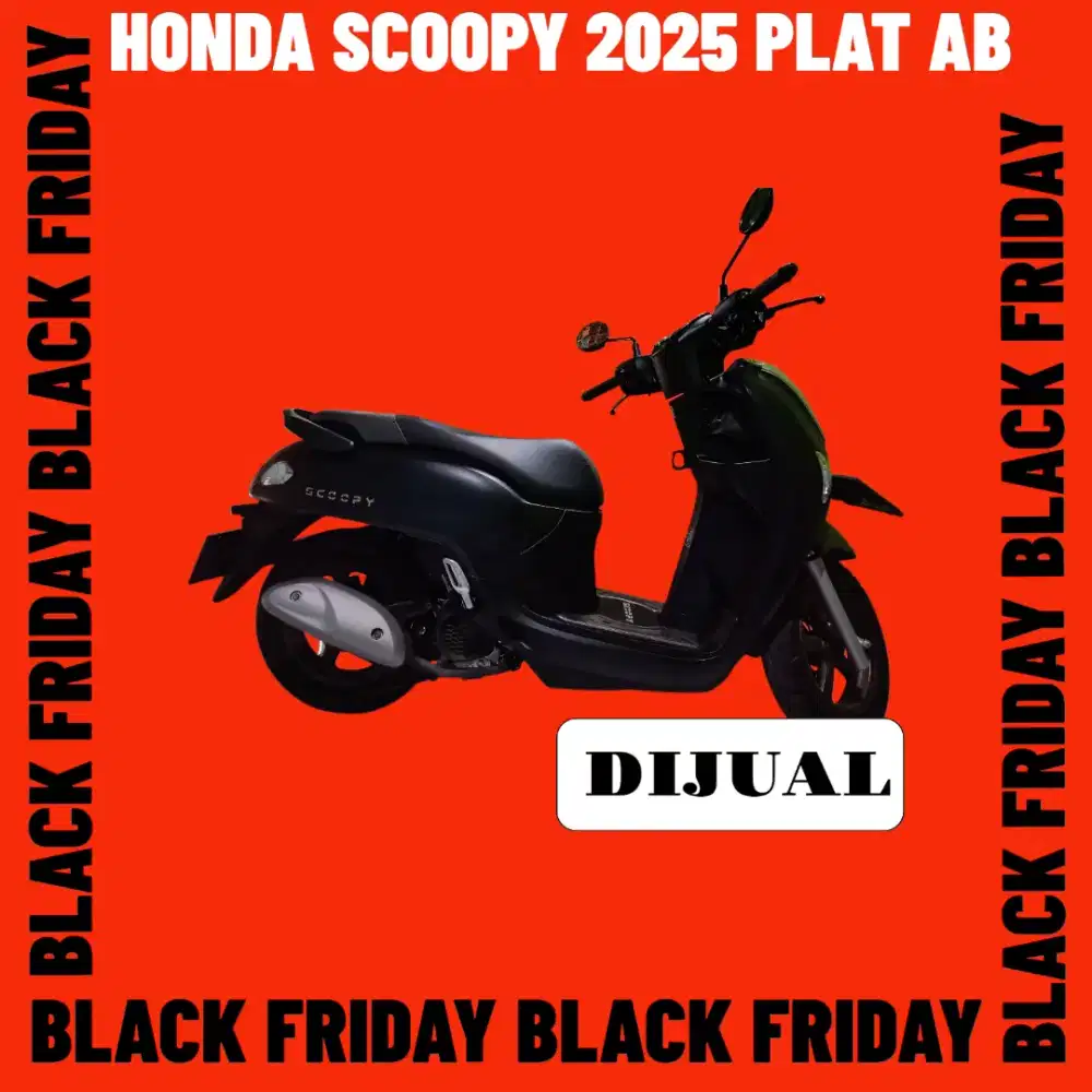 Dijual BU Honda Scoopy 2025 Plat AB Sleman