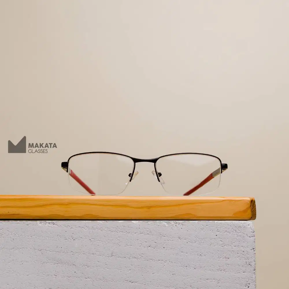 MakataGlasses - Kacamata Clubmaster Elegan Tangkai Pegas - RENJANA 02