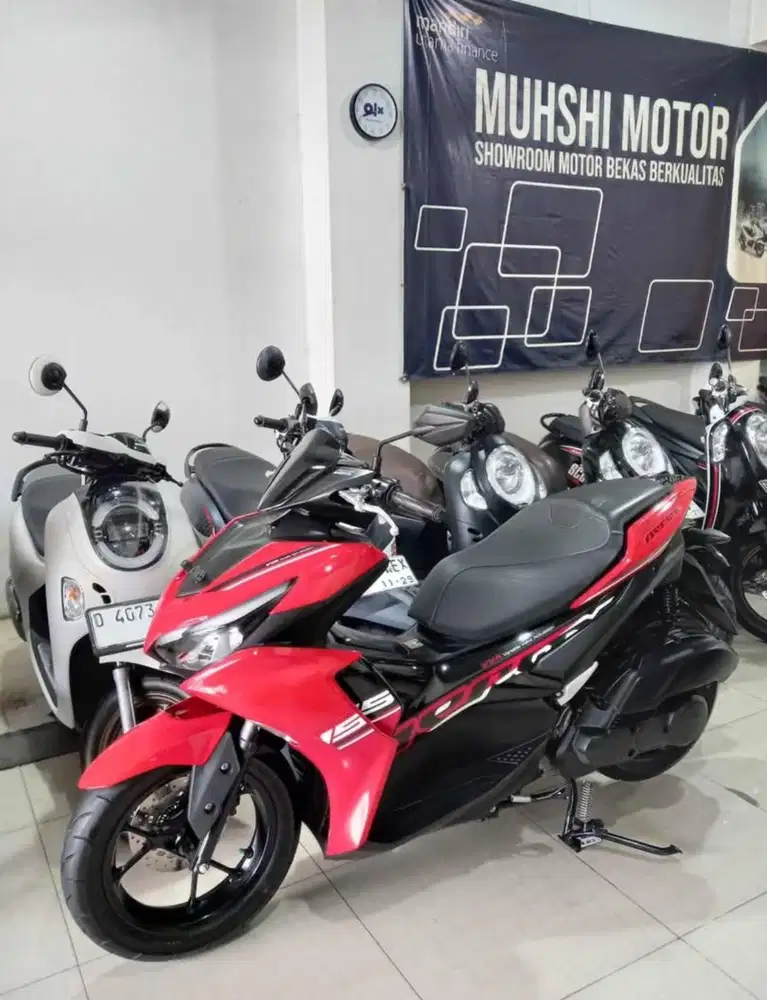 AEROX VVA CONNECTED TAHUN 2022, SEPERTI BARU KM 15 RIBU, MUHSHI MOTOR
