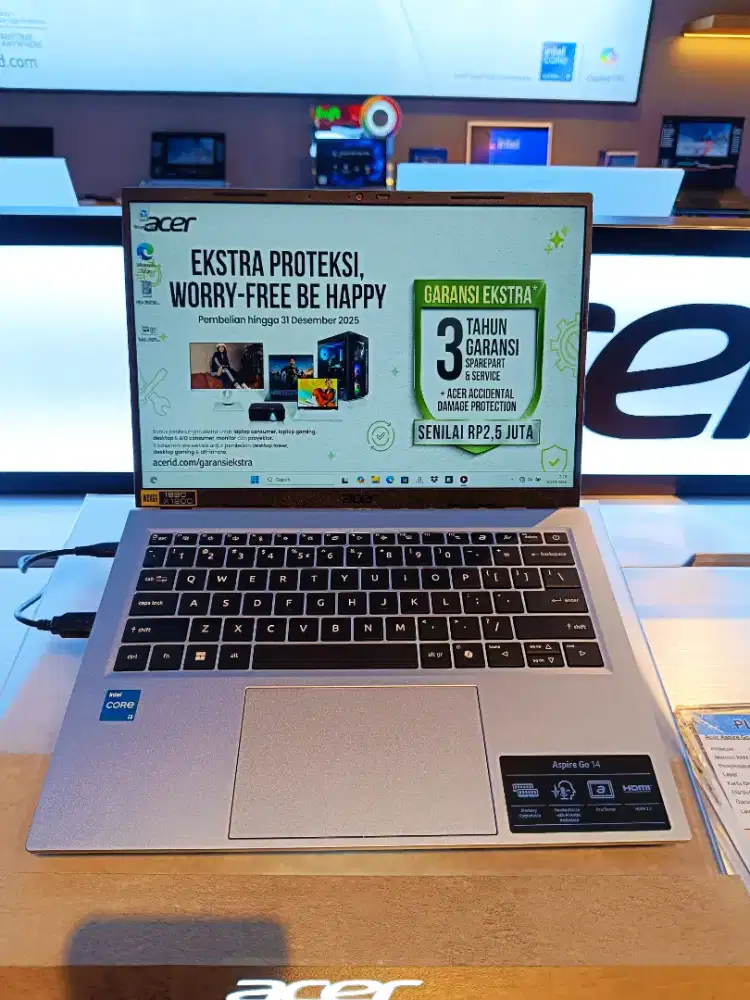 Acer Aspire Go 14 AG14-72P Core i3
Cicilan mulai dari 500 ribuan aja .