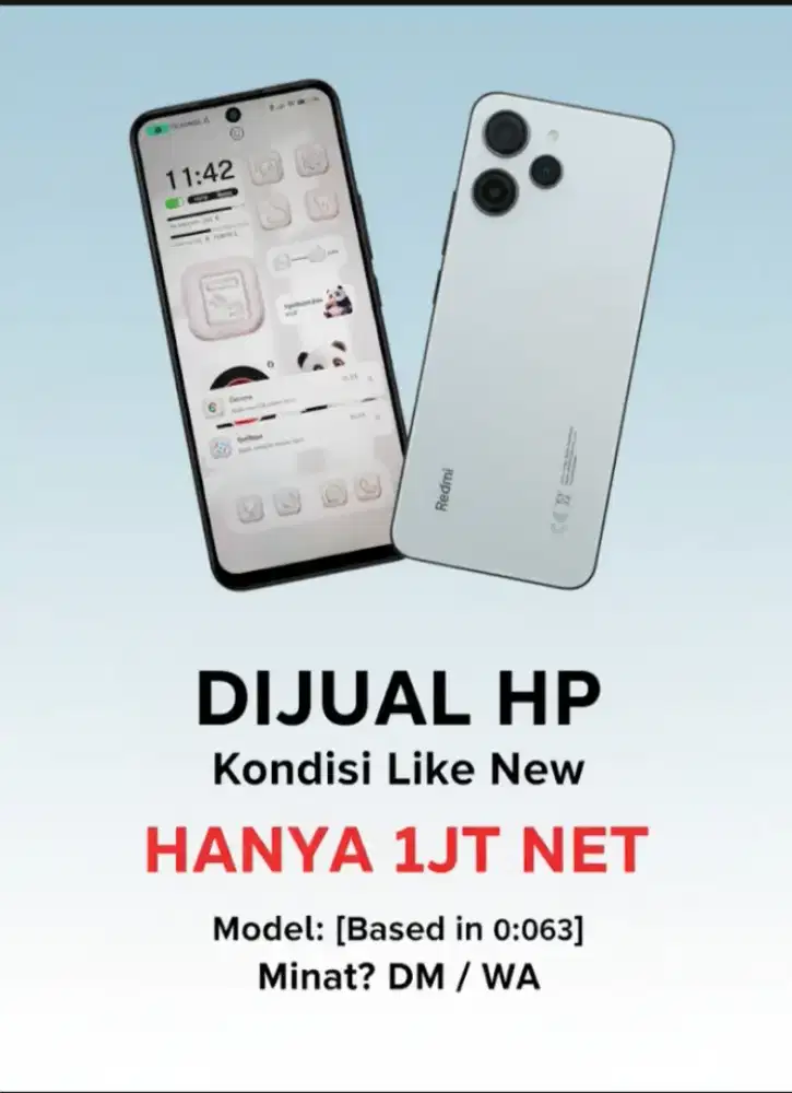 ​BU (Butuh Uang) Cepat! Redmi 12 Murah Meriah. Siapa Cepat Dia Dapat