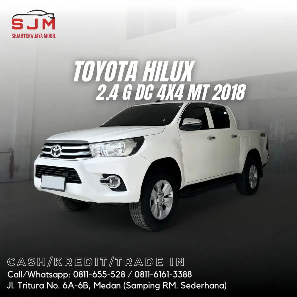 TOYOTA HILUX 2.4 G DOUBLE CABIN 4X4 MT 2018)