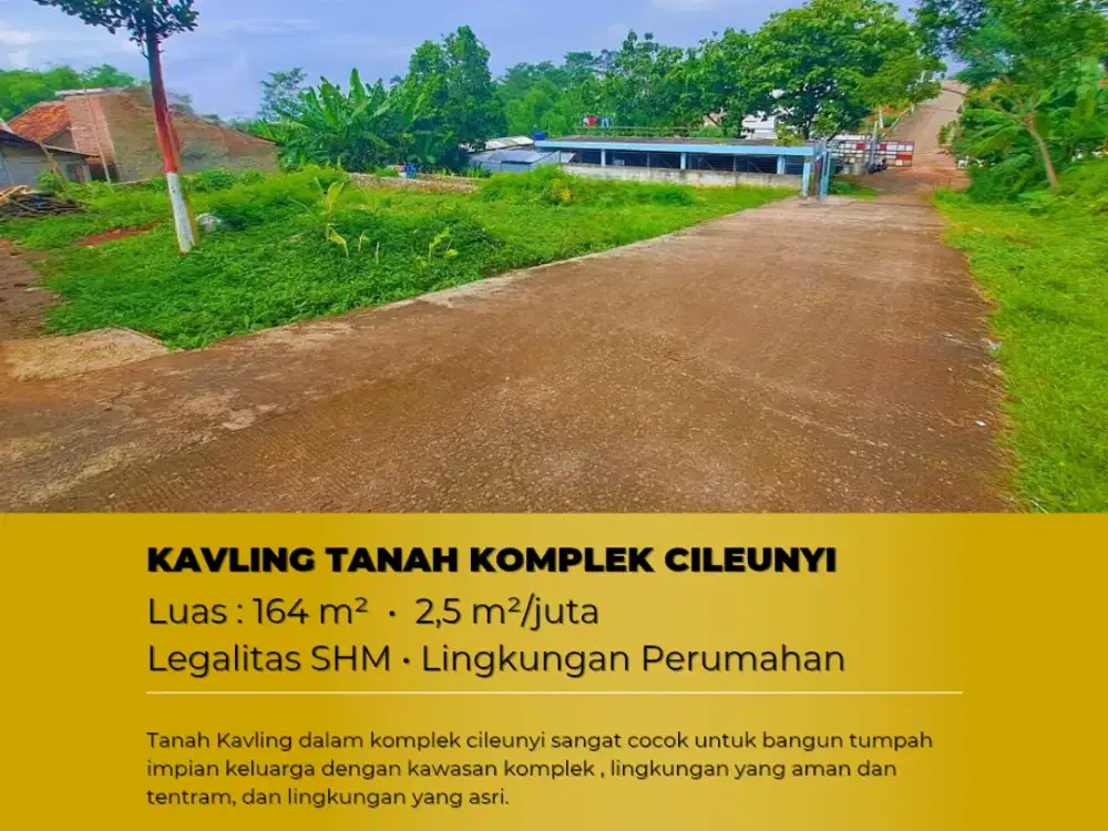 tanah murah cileunyi komplek dpr