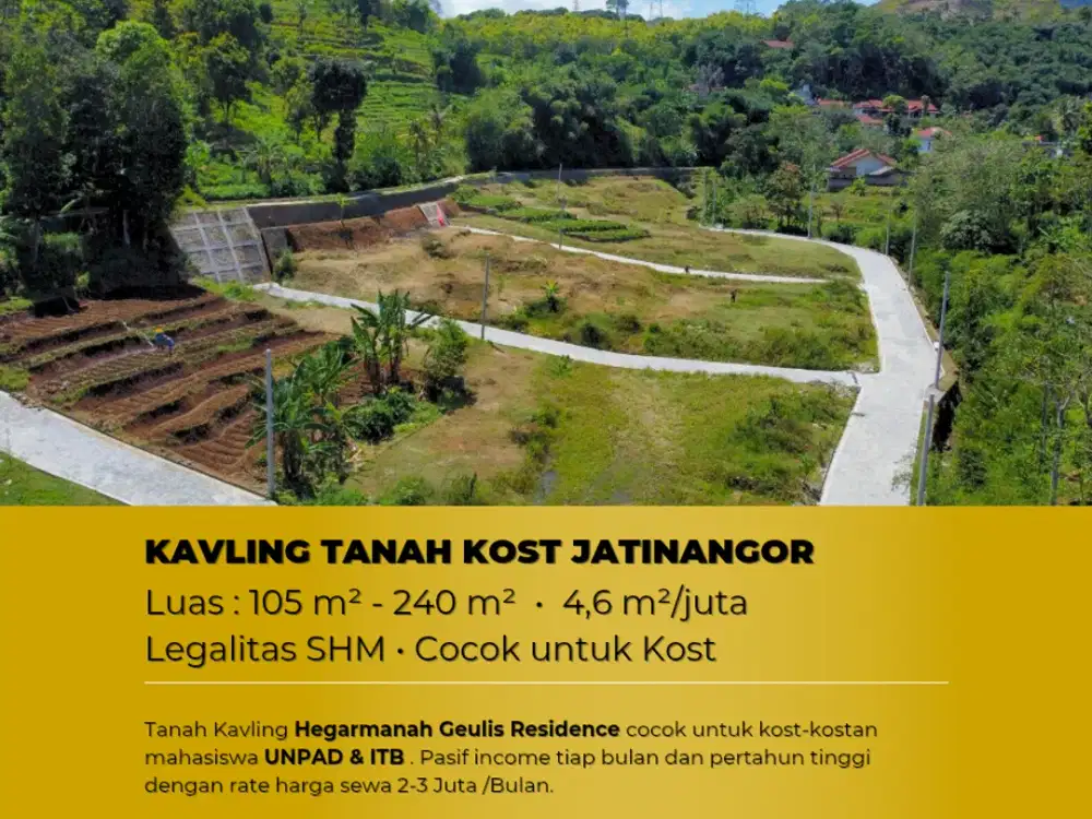 Tanah Kost-kostan Dekat Unpad Jatinangor
