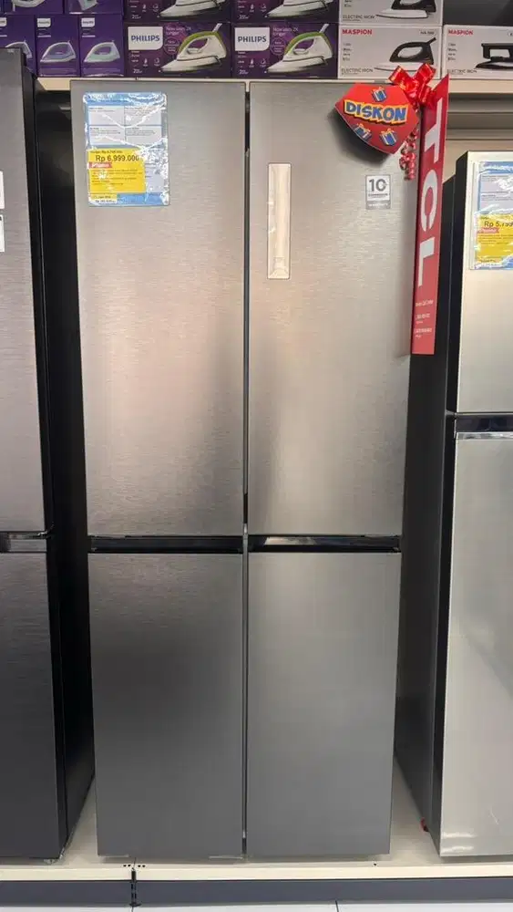 KULKAS TCL 394 L CICILAN PAKAI HOME CREDIT