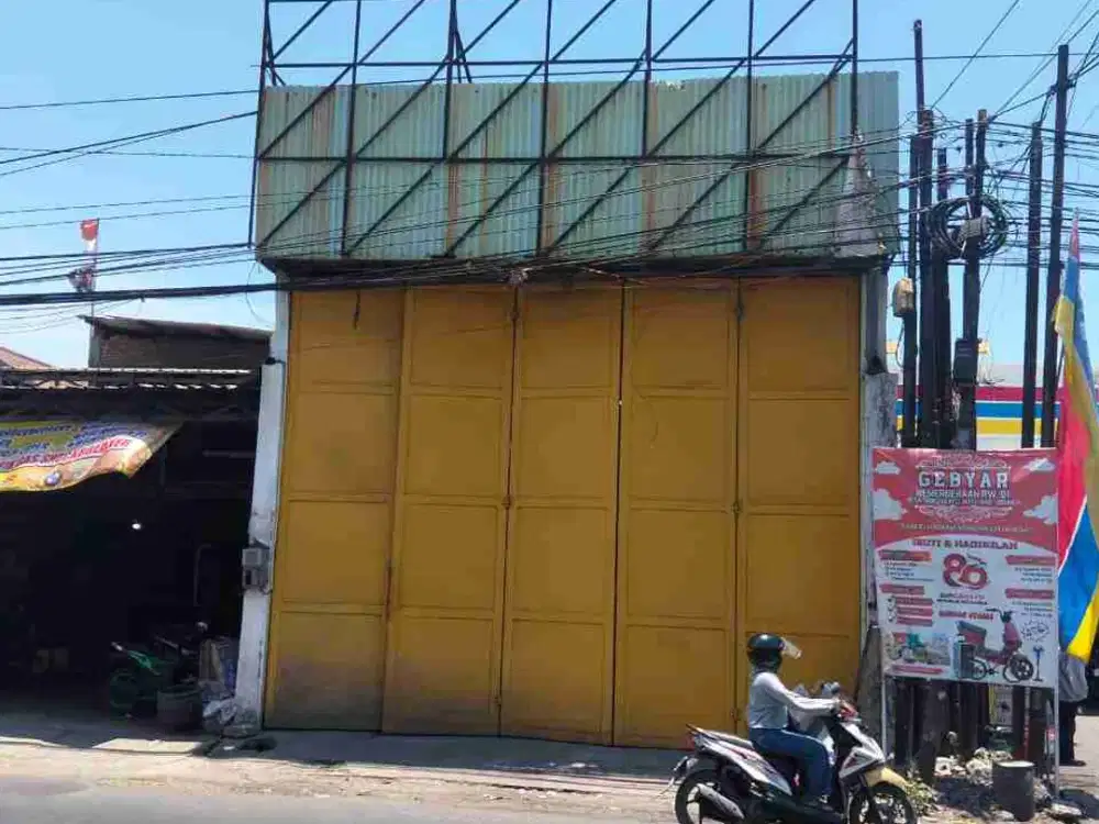 14. DISEWAKAN GUDANG RAYA TROPODO WARU SIDOARJO