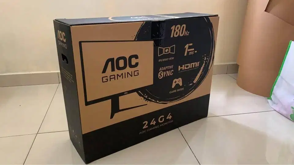 Monitor LED AOC 24G4 24 IPS 1080p FHD 180Hz BERGARANSI
