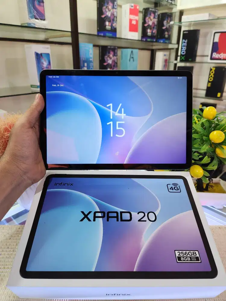 Infinix XPad 20 Ram (8+8) 16Gb/ 256Gb Mulus Pemakaian 1 Bulan Fullset