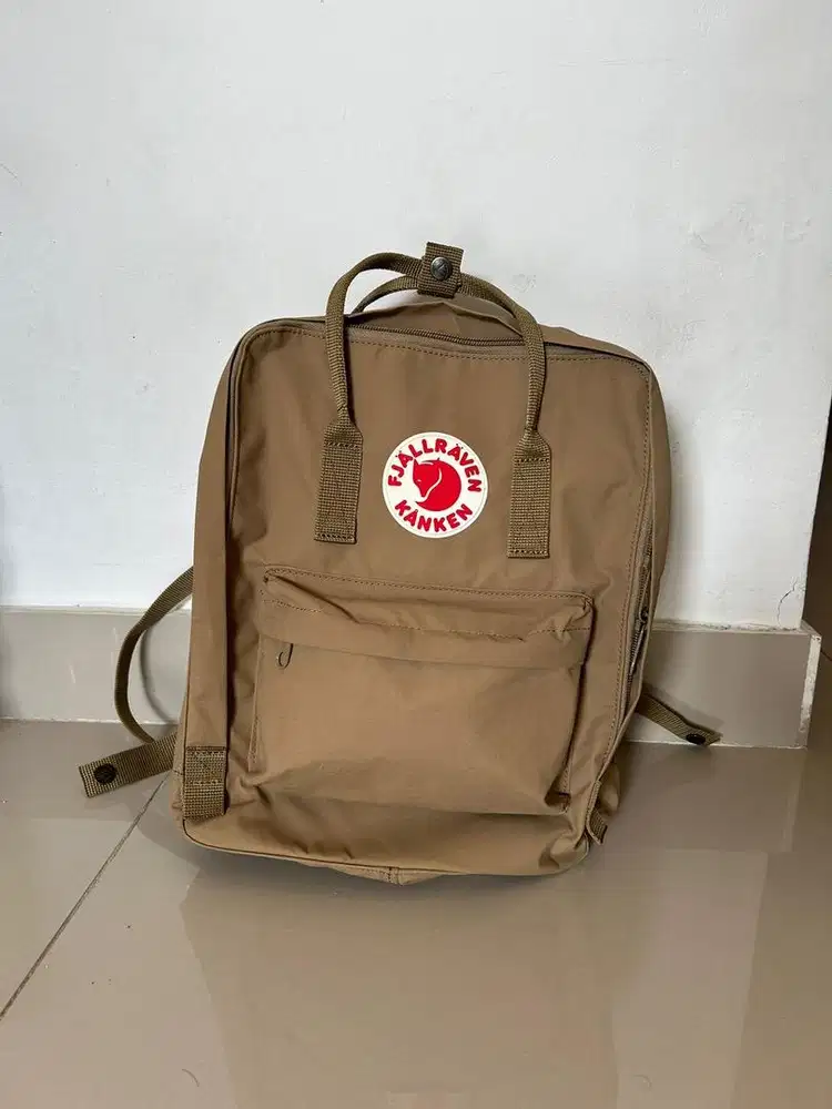 Fjallraven Kanken Backpack Vinylon F Tas UNISEX warna clay