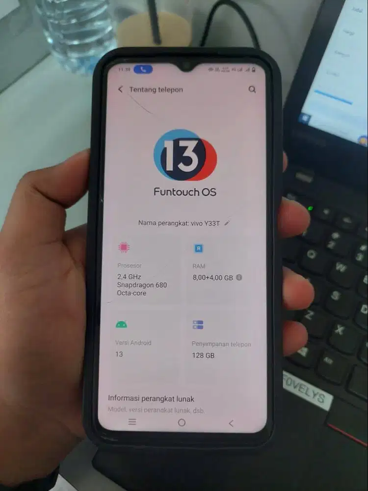 VIVO Y33T 8/128 ORI NO REFURBISH