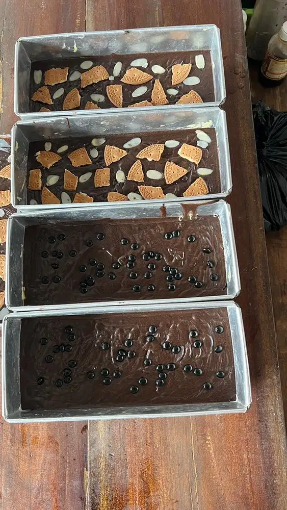 Po Brownies bakar fudgy