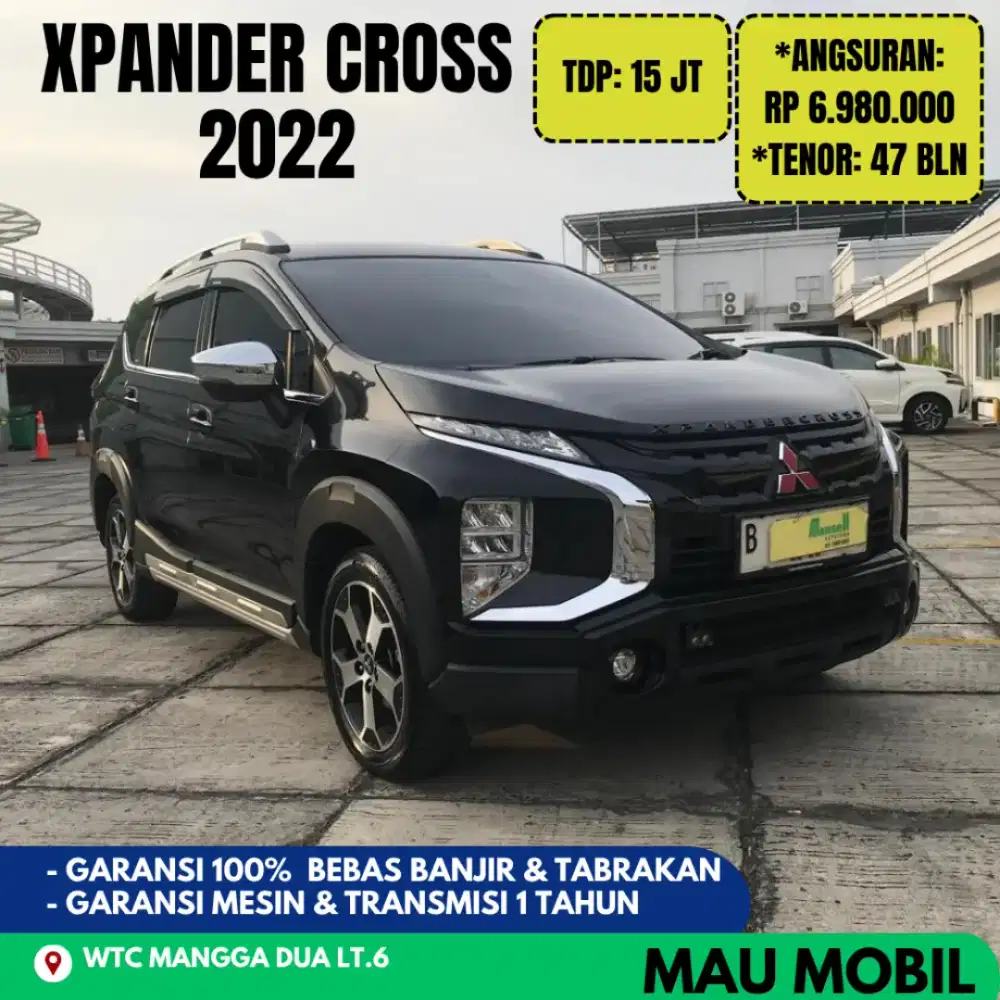 Xpander Cross 2021/2022/2023 Hitam, KM 60rb