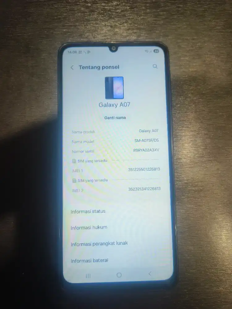 SAMSUNG A07 4/128 BLACK