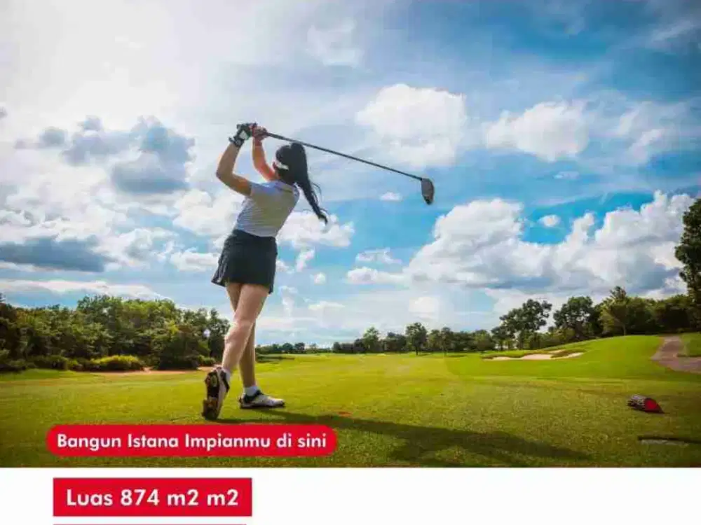 dijual kavling cantik 874m2, the Golf Residence Sukajadi Batam