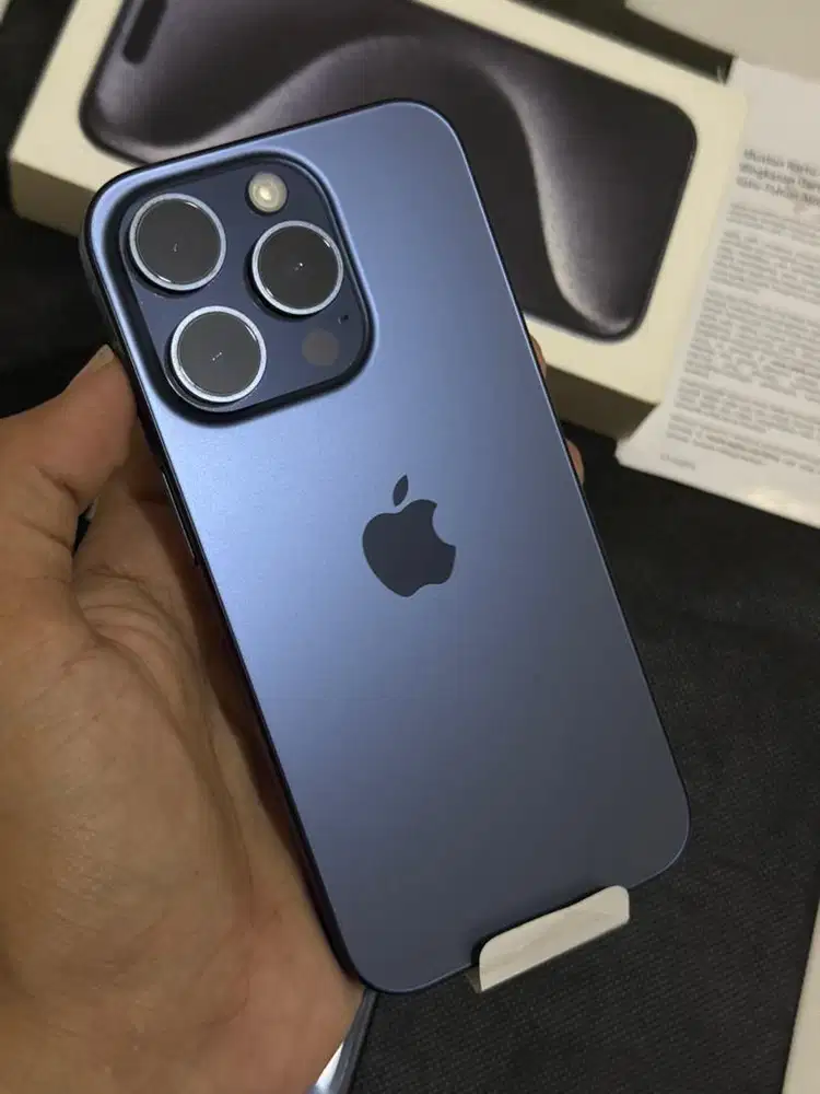 iPhone 15 Pro BH 92% iBox Fullset harga NETT