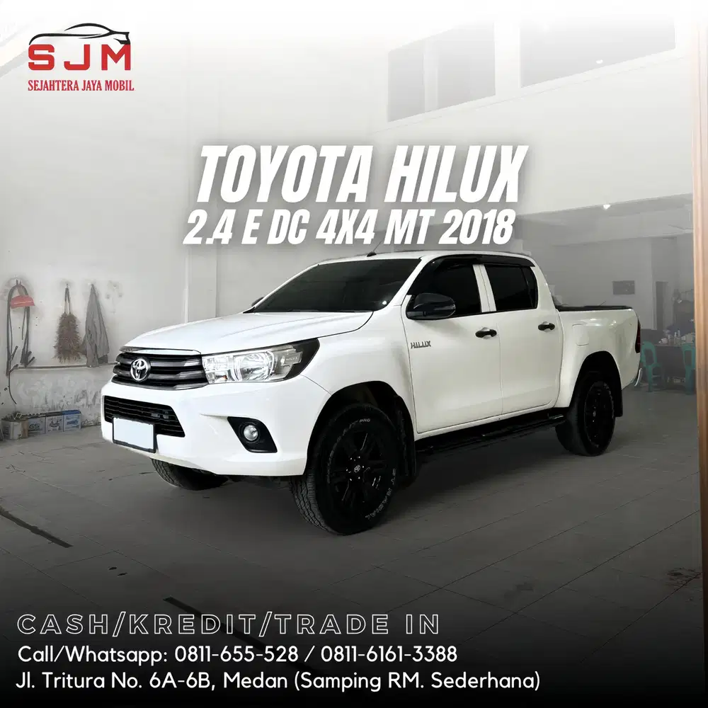 TOYOTA HILUX 2.4 E DC 4X4 MT 2018