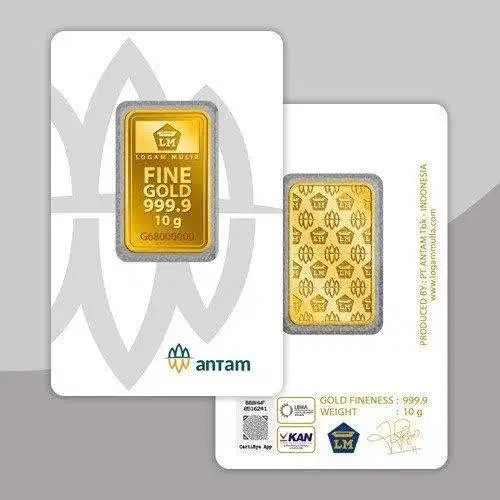 Cari/Beli/Terima Emas 10 g Antam 2025 Certieye