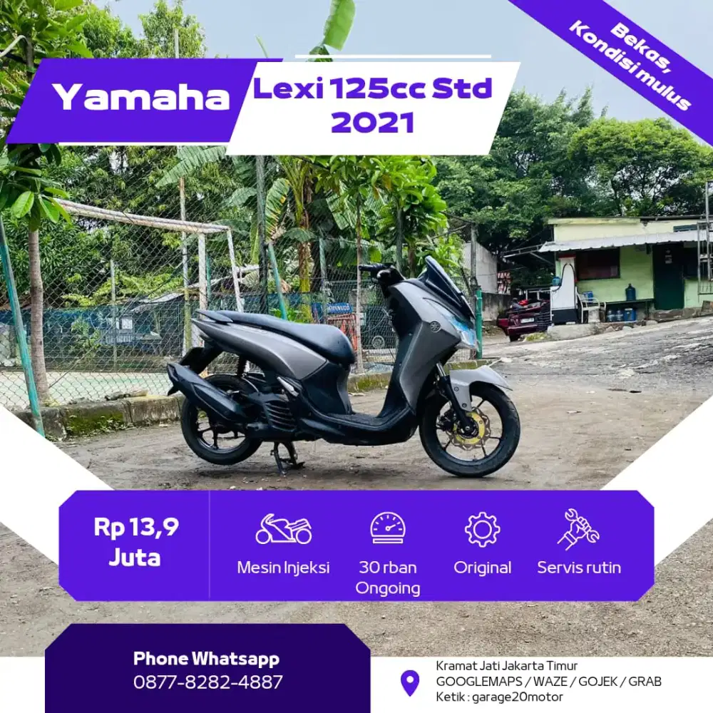 Yamaha Lexi 125cc Bluecore Fi Tahun 2021