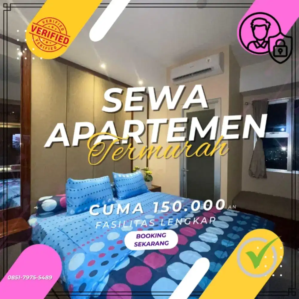sewa Apartemen Jakarta Pusat GREEN PRAMUKA Harian Transit Termurah