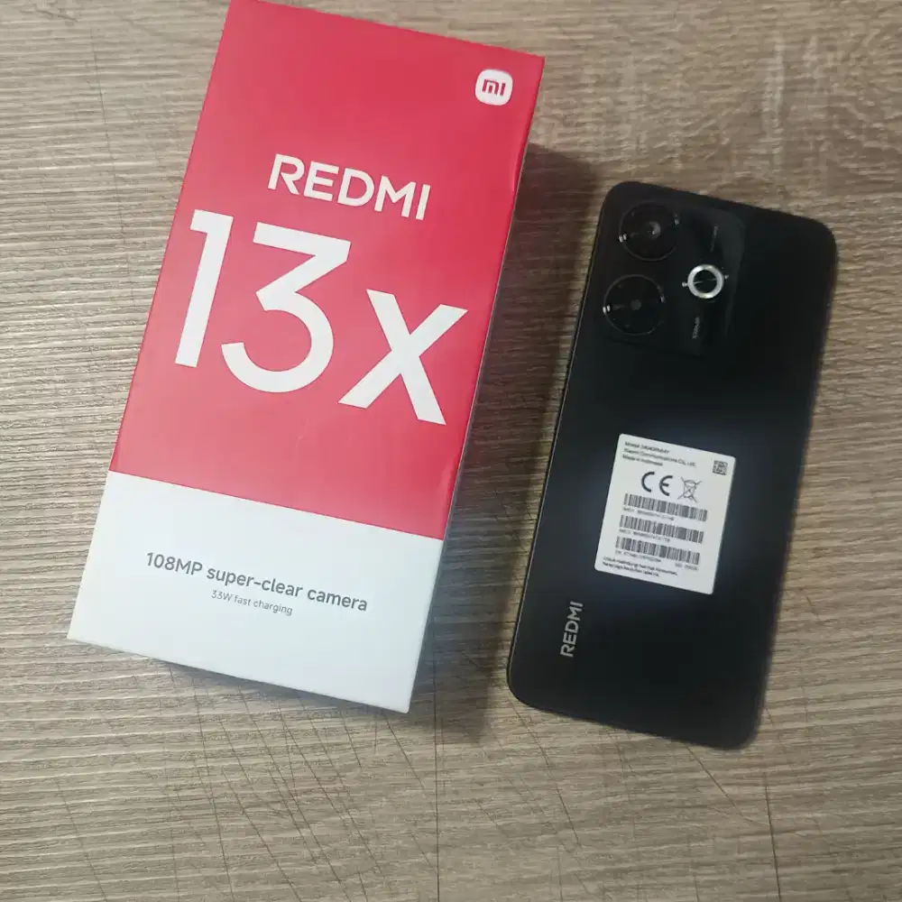 Redmi 13x  ram 16gb (8+8) memori 128gb garansi resmi