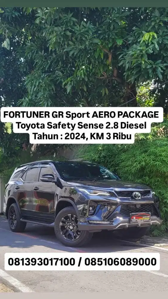 plat B, km 3 rb, All NEW FORTUNER GR Sport AERO PACKAGE TSS, th 2024
