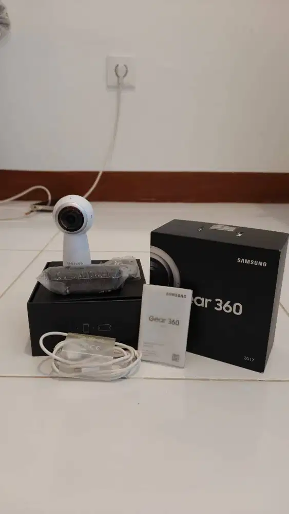 kamera Samsung GEAR 360 masih mulus dan baru