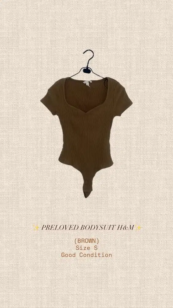 BODYSUITS BROWN H&M