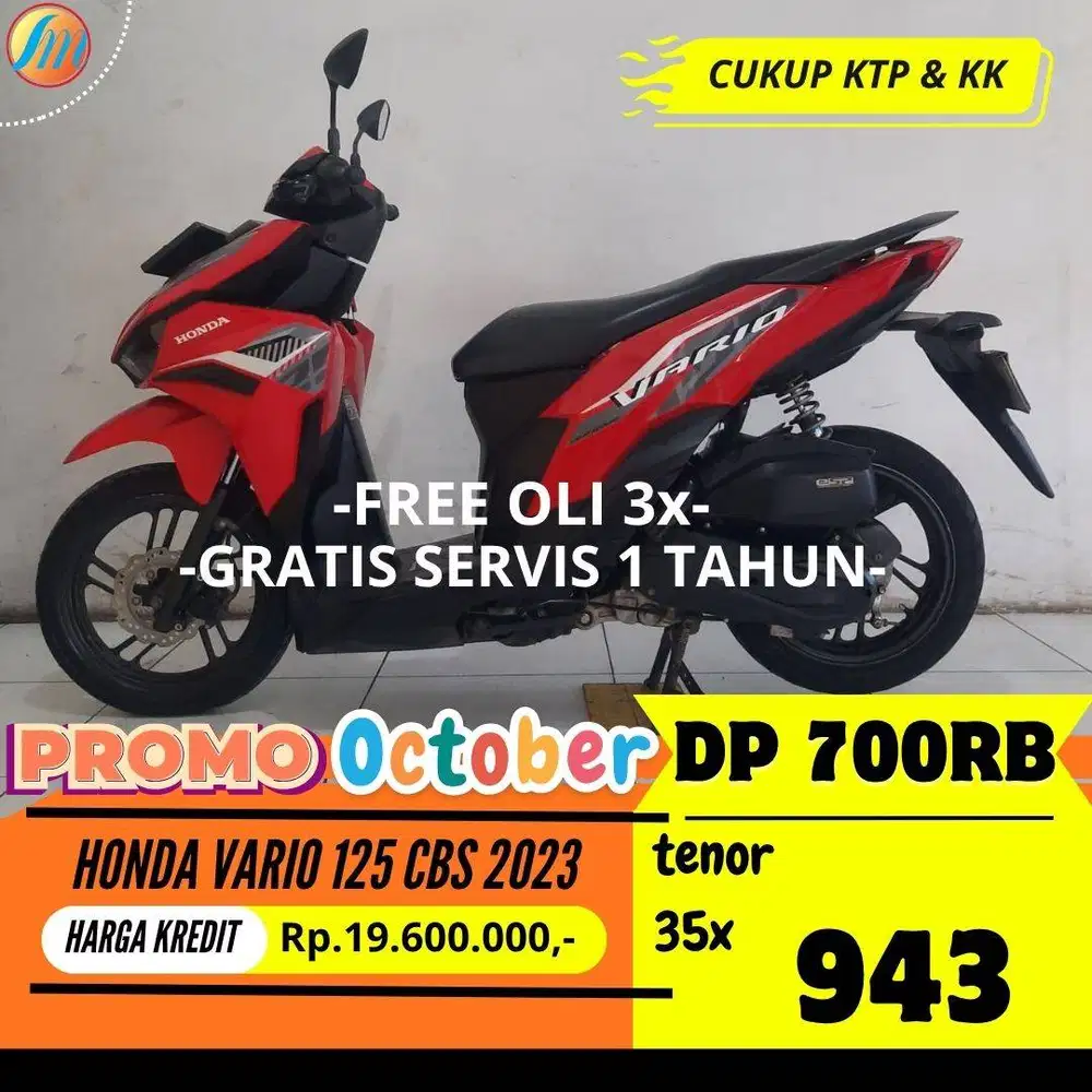 HONDA VARIO 125 CBS 2023 KREDIT DP 700RB ANGSURAN SANGAT TERJANGKAU