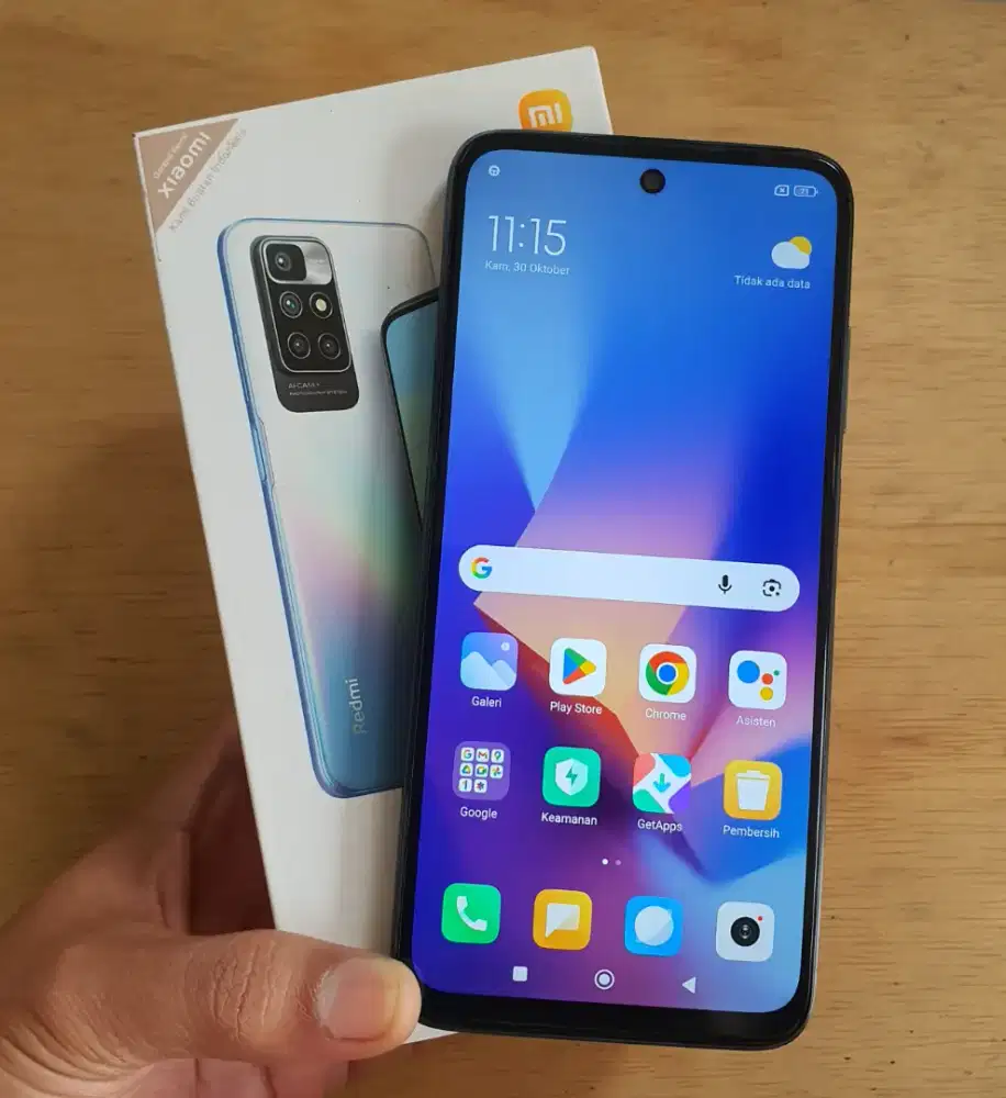 Redmi 10 2022 6+5/128 fullset mulus