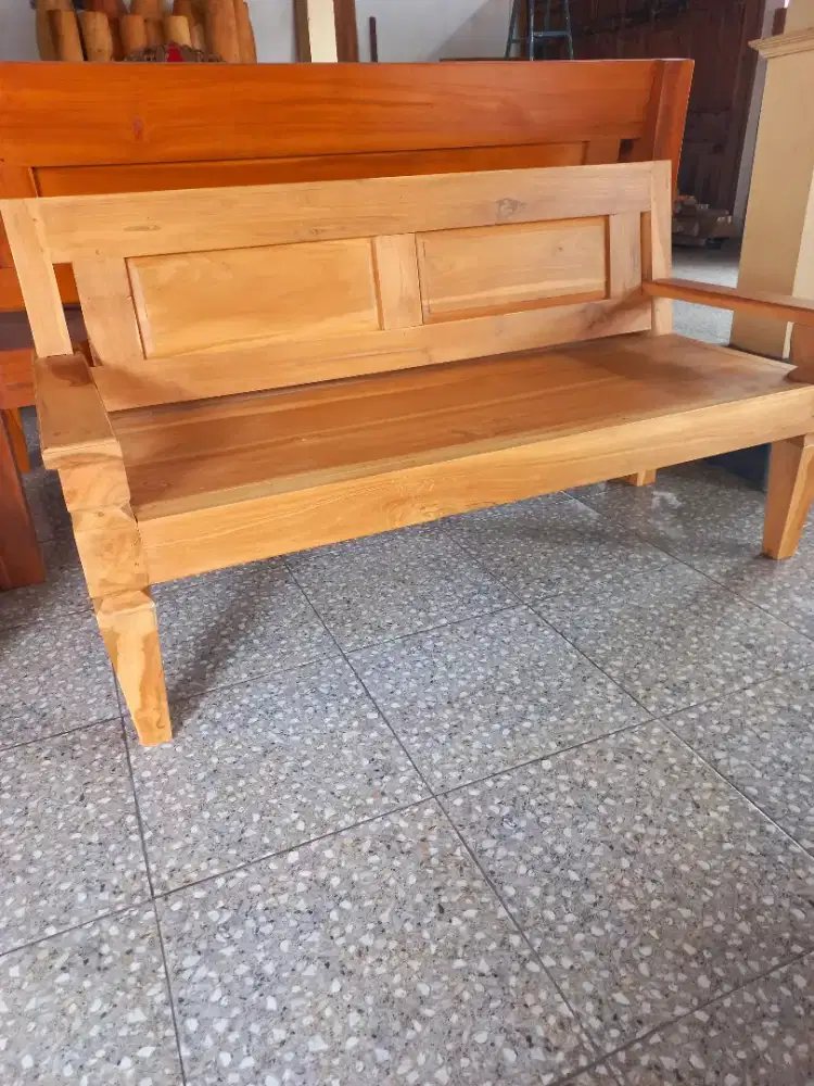 Kursi resban lincak kayu jati