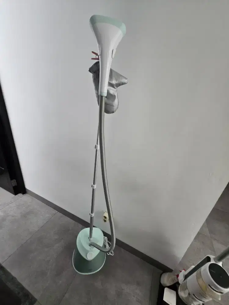 SETRIKA UAP PHILLIPS STE1010 HIJAU, KONDISI LIKE NEW 99,99%