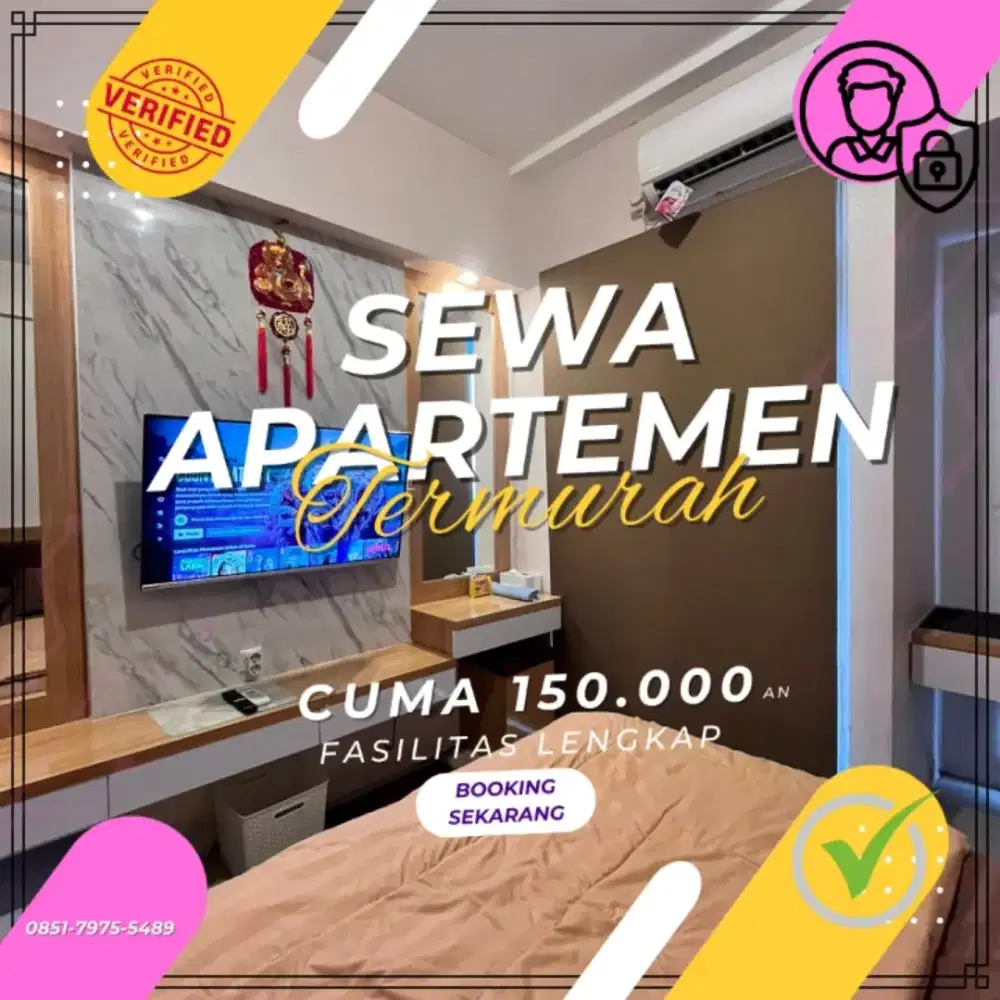 SEWA APARTEMEN JAKARTA PUSAT GREEN PRAMUKA HARIAN/TRANSIT TERMURAH
