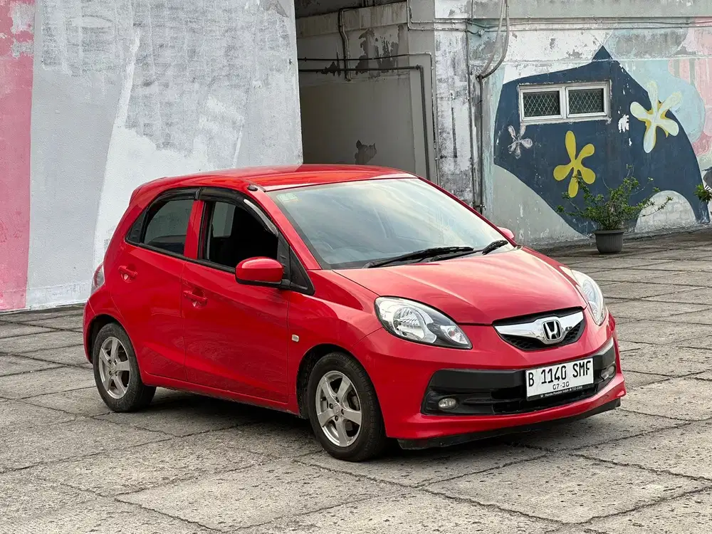 HOT DEALS ! KM 100.000 PAJAK 7/2026 HONDA BRIO E 2014 SUPER MURAH