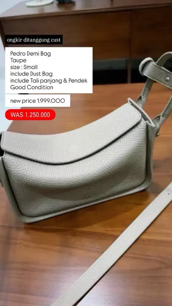 PRELOVED DEMI BAG PEDRO ORIGINAL