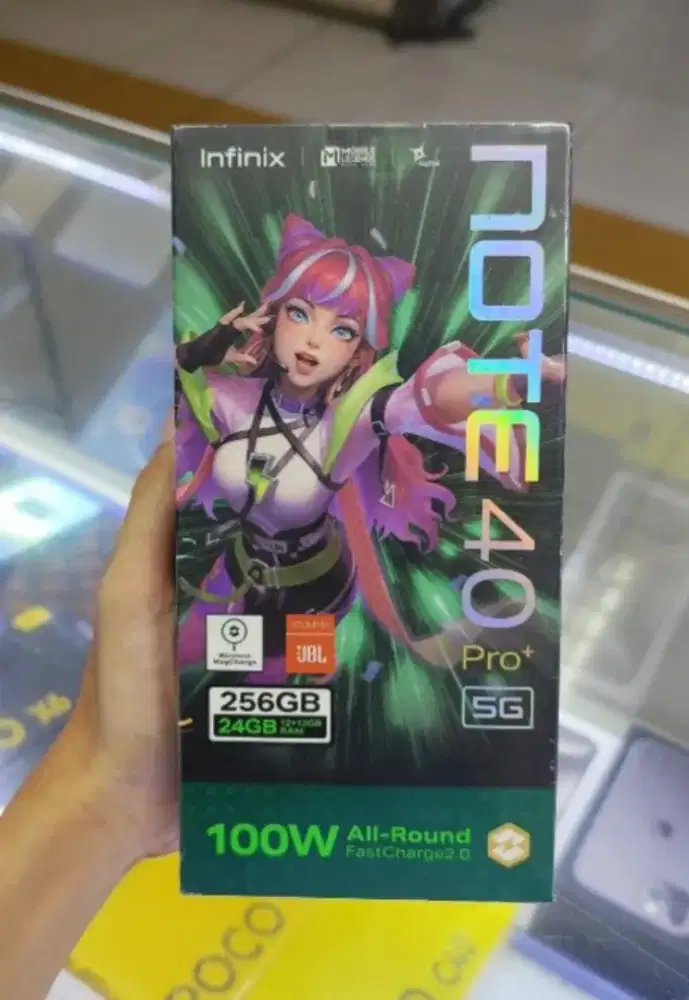 Infinix note 40 pro plus 5G ram 12/256gb new segel garansi resmi