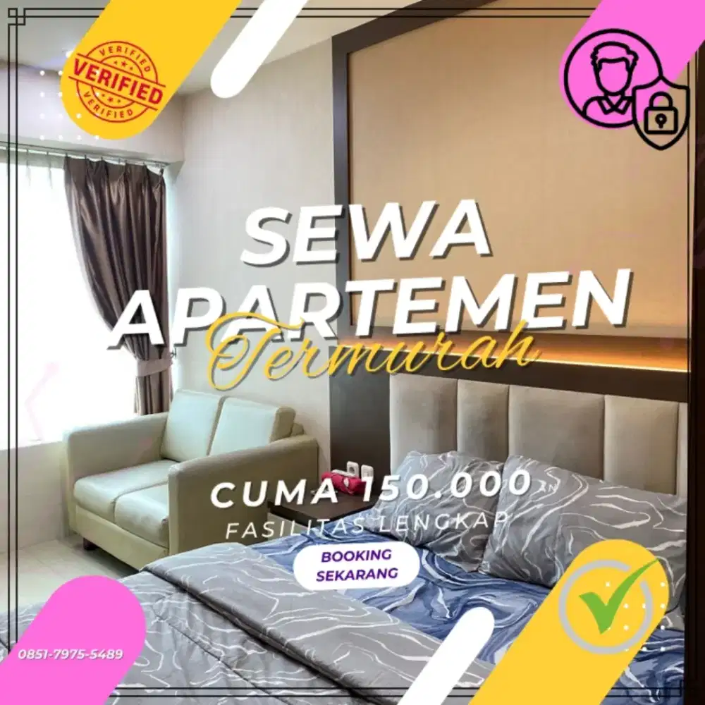 SEWA APARTEMEN TANGERANG SPRINGWOOD RESIDENCE HARIAN/TRANSIT TERMURAH