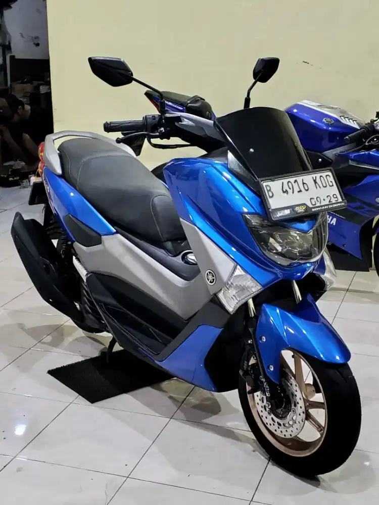 YAMAHA NMAX 2019 WARNA BIRU, PAJAK HIDUP PANJANG